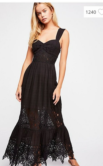 NWT free people caught your eye maxi dress - Picture 2 of 5